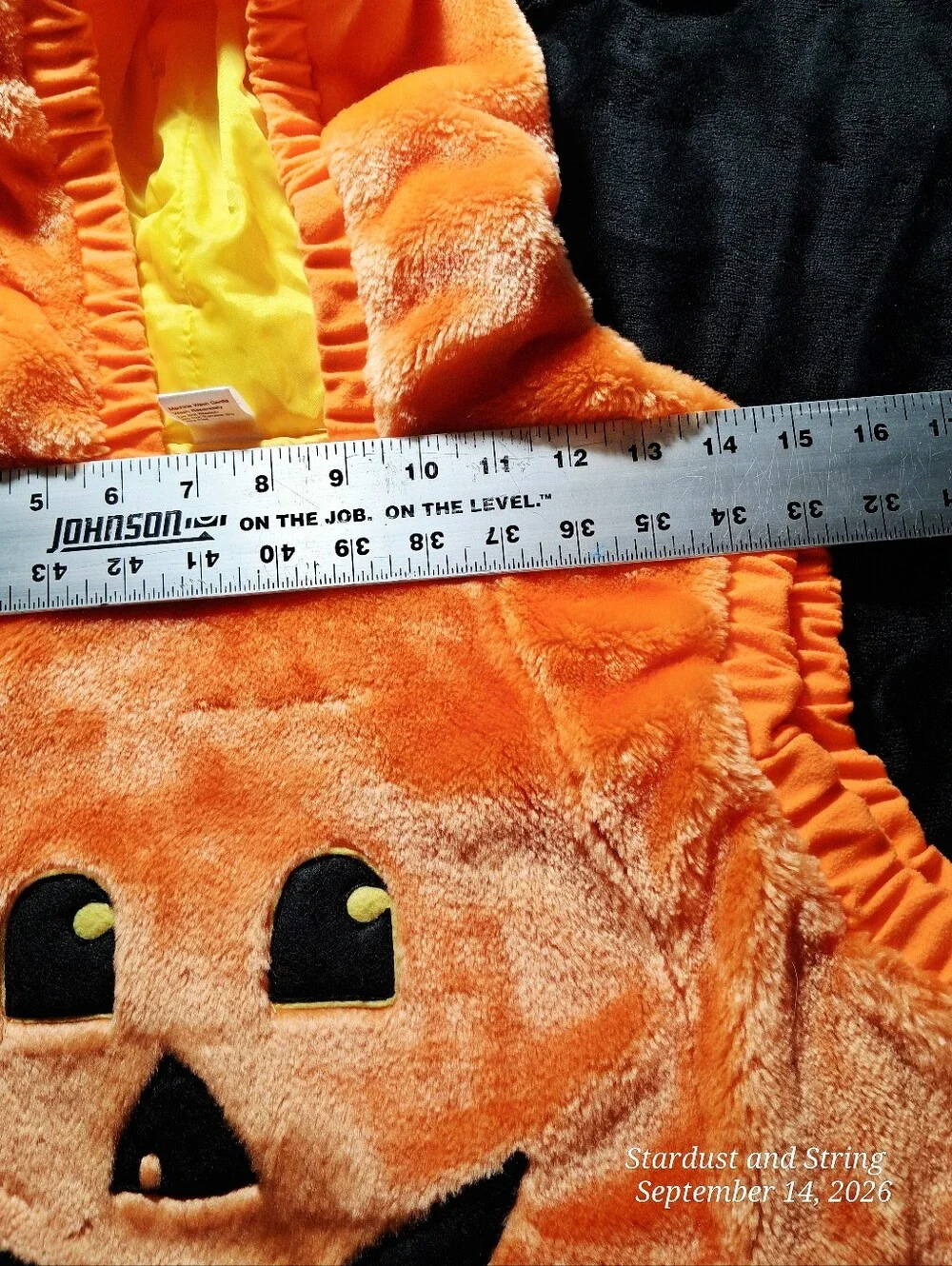 👜 Celebration Halloween Plush Pumpkin Vest Costume Orange Child 👜